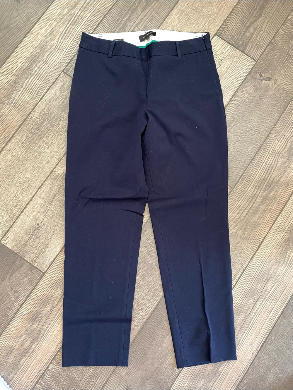 Talbots Navy Heritage Ankle Pant